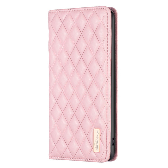 Pattintható tok a Xiaomi Redmi Note 13 5G, Wallet, BINFEN COLOR, rózsaszín
