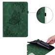 Tok Lenovo Tab M9, Butterfly, zöld