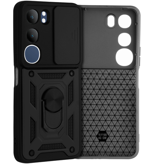 Telefontok a Vivo Y19s, CamShield Slide, fekete