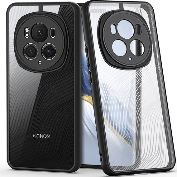 DuxDucis tok Honor Magic 6 Pro 5G, Aimo case, átlátszó / fekete