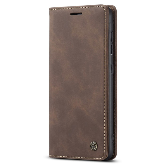CASEME tok Samsung Galaxy S20 FE, Leather Wallet Case, barna