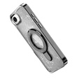 Az iPhone 16e tok, Glittery Magnetic Kickstand, fekete