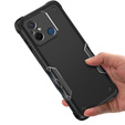 Páncélozott tok a Xiaomi Redmi 12C, Dual-Layer, fekete