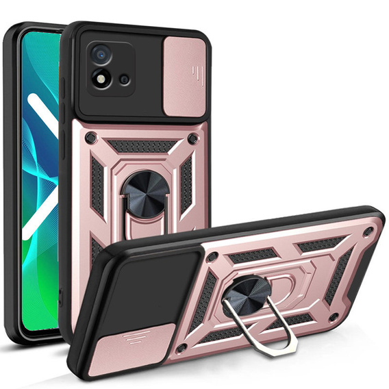 Telefontok a Realme C11 2021, CamShield Slide, rózsaszín rose gold