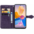 Pattintható tok a Infinix Hot 40i, Mandala, lila