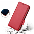 Pattintható tok a Nokia X30 5G, Wallet Litchi Magnet Case, piros
