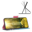 Pattintható tok a Infinix Hot 40i, Wallet, Sakura kék