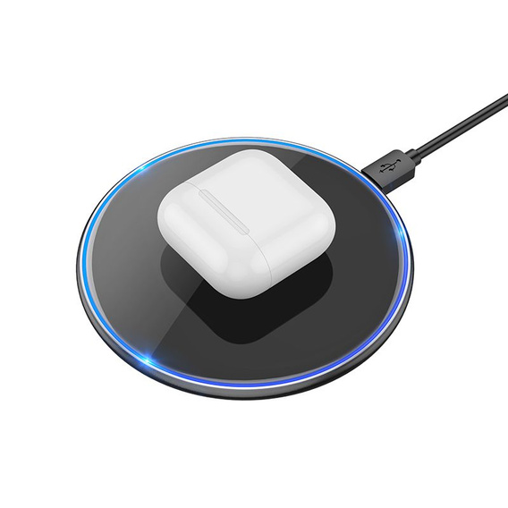 Hoco CW6 Pro induktív töltő háttérvilágítással, 15 W