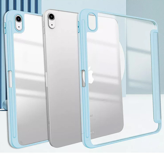 Tok iPad 10.9 2022 10 Gen, Smartcase Hybrid, tolltartó résszel, kék