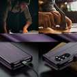CASEME Litchi pénztárca flip tok Samsung Galaxy Z Fold7 5G számára