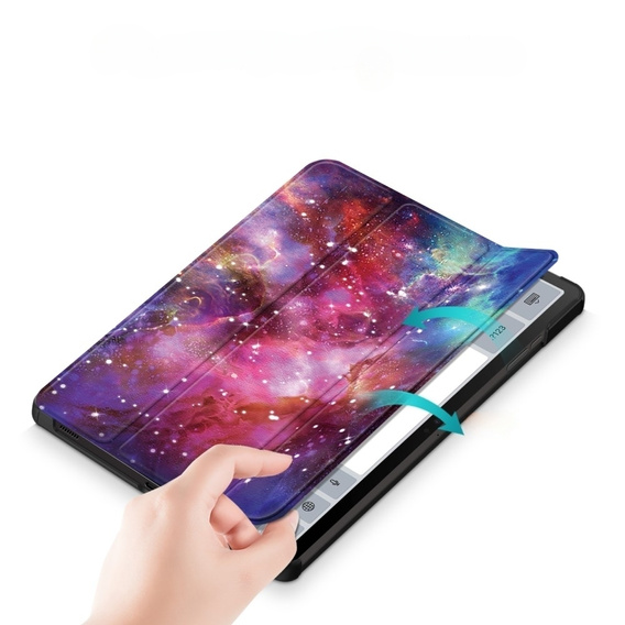 Telefontok a Samsung Galaxy Tab S9, Smartcase Hybrid Pen Slot, galactic