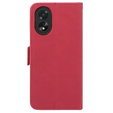 Pattintható tok a Oppo A38 4G / Oppo A18 4G, Card Slot, piros