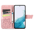 Pattintható tok a Samsung Galaxy A56, Butterfly, rózsaszín rose gold