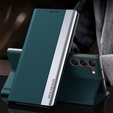 Pattintható tok a Samsung Galaxy S23 Plus, Side Magnetic, zöld