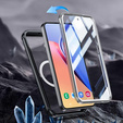Tok Samsung Galaxy S24+ Plus készülékhez, Shockproof, fóliával, MagSafe-hoz, fekete