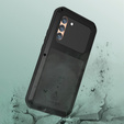 Love Mei Telefontok a Samsung Galaxy S22+ Plus, armored with glass, fekete
