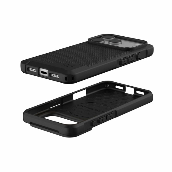 Urban Armor Gear tok iPhone 17 Pro Max, Metropolis LT MagSafe Kevlar, Kevlar fekete