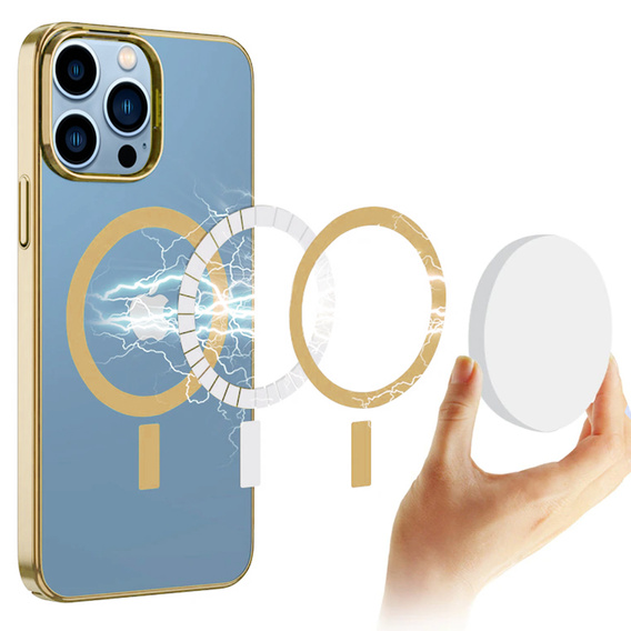 Telefontok a iPhone 13 Pro, ERBORD Hybrid MagSafe Case, kék