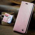 CASEME flip tok Samsung Galaxy A14 5G, Waxy Textured, rózsaszín