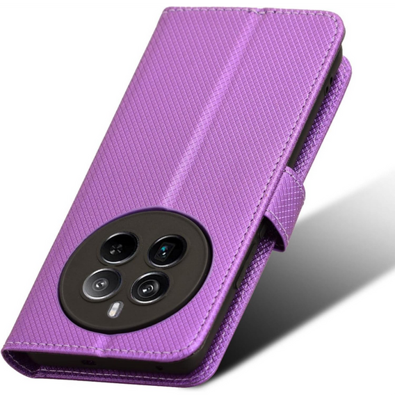Pattintható tok a Realme 12 Pro 5G / 12 Pro+ 5G, Wallet Smart Magnet, lila