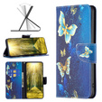 Pattintható tok a Xiaomi Redmi Note 13 Pro 5G, Wallet, Butterflies kék