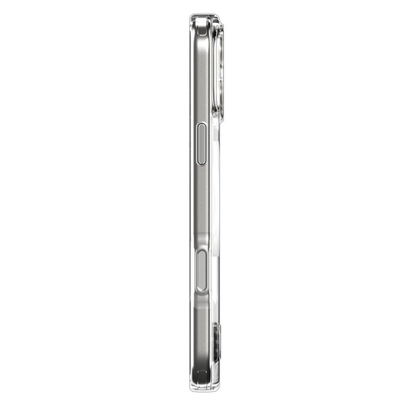 Spigen Ultra Hybrid "S" MagSafe tok iPhone 17 Pro készülékhez, átlátszó / fehér