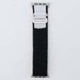 Nylon szíj Apple Watch 1/2/3/4/4/5/6/7/8/SE/ULTRA 42/44/45/45/49mm, fekete / fehér