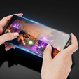 Edzett üveg ASUS ROG Phone 8 Pro, Dux Ducis teljes képernyőhöz, fekete keret