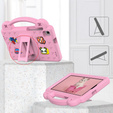 Gyermek tok Samsung Galaxy Tab A7 Lite 8.7 T220/T225, Cute Patterns, állvánnyal, rózsaszín
