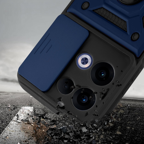 Telefontok a Oppo Reno 13, CamShield Slide, kék
