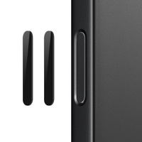 2x NORTHJO kamera vezérlőgomb üveg iPhone 16 / 16 Plus / 16 Pro / 16 Pro Max készülékhez, fekete