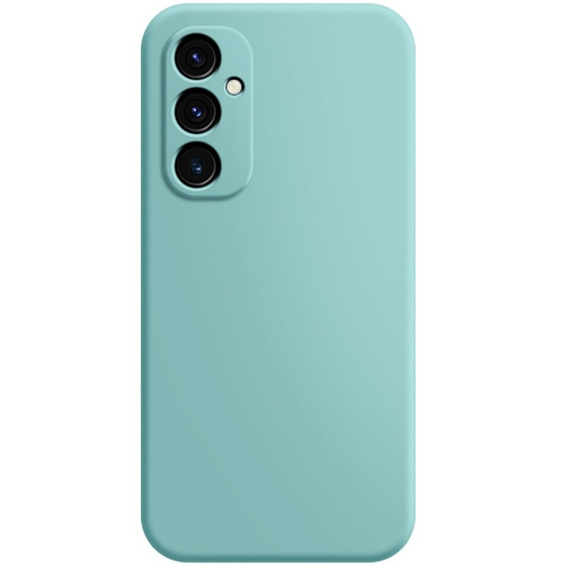A tok Samsung Galaxy A25 5G, Silicone Lite, világoskék + 9H üveg
