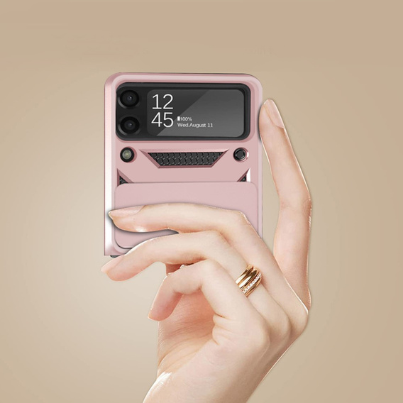 Telefontok a Samsung Galaxy Z Flip3 5G, CamShield Slide, rózsaszín rose gold