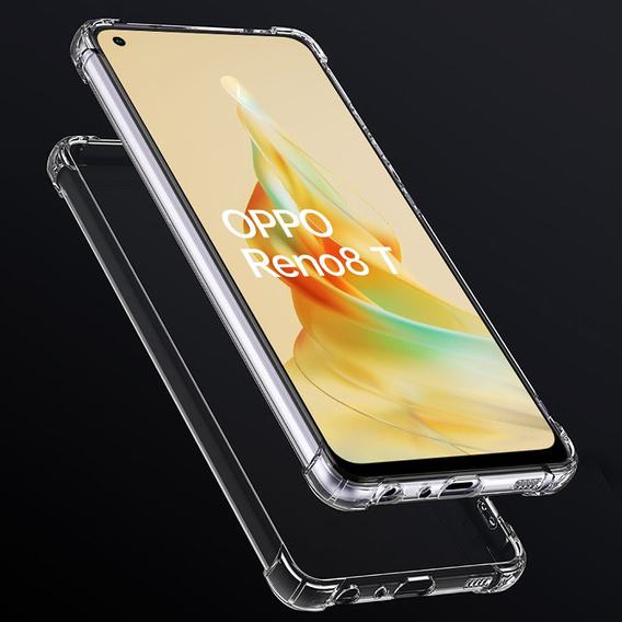 Telefontok a Oppo Reno8 T, Dropproof, átlátszó