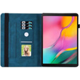 Telefontok a Lenovo Tab M9, Wallet Pen Slot, butterflies, barna
