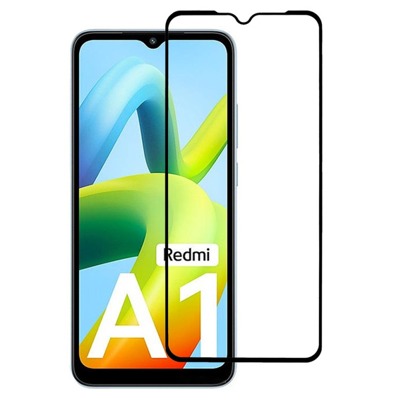 3D edzett üveg Xiaomi Redmi A1 4G / A2 4G készülékhez, fekete