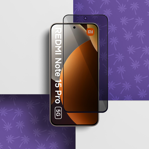 Shy Palm Privacy edzett üveg Xiaomi Redmi Note 15 Pro 5G-hez