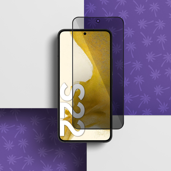 Shy Palm Privacy edzett üveg Samsung Galaxy S22-hez