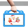 Gyermek tok Samsung Galaxy Tab A9, Cute Patterns, állvánnyal, kék