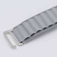 Nylon szíj Apple Watch 1/2/3/4/4/5/6/7/8/SE/ULTRA 42/44/45/45/49mm, szürke