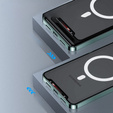 Kameravédő tok Samsung Galaxy Note 10+ Plus, CamShield MagSafe, átlátszó / zöld