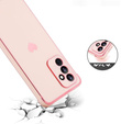 tok Samsung Galaxy A35 5G, Electro heart, rózsaszín rose gold + Full Glue Kerámiaüveg