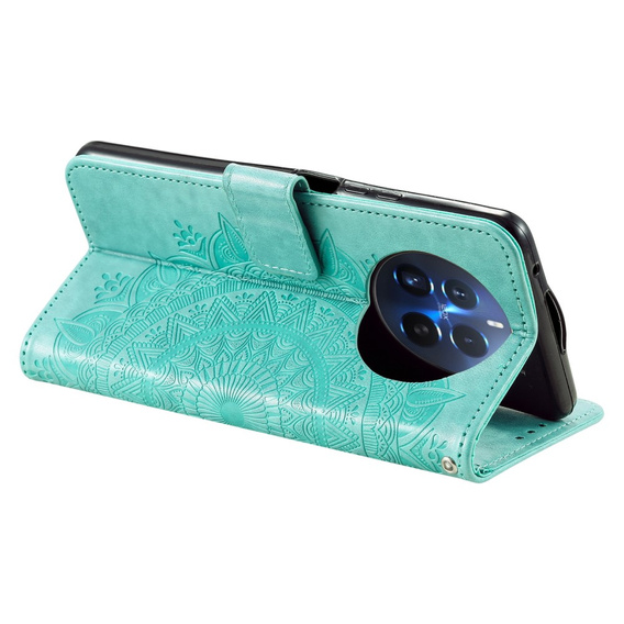 Pattintható tok a Realme 12 Pro 5G / 12 Pro+ 5G, Mandala, zöld