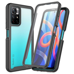 Tok Xiaomi Poco M4 Pro 5G / Redmi Note 11S 5G készülékhez, Shockproof, fóliával, kék