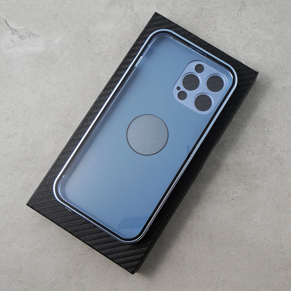 Telefontok a iPhone 13 Pro Max, Dual Glass, Magsafe-hoz, kék