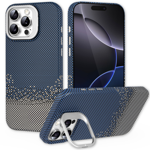 Tok iPhone 16 Pro készülékhez, Frame Kickstand, MagSafe, Sand Blue