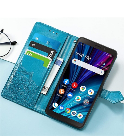 Pattintható tok a OnePlus Nord 4, Mandala, kék