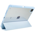 Tok iPad Pro 11 2022 / 2021 / 2020 / 2018, Smartcase Hybrid, tolltartó résszel, kék