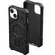 Urban Armor Gear Telefontok a iPhone 15 Plus, Monarch Pro Carbon MagSafe, fekete