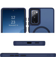 Tok Samsung Galaxy S20 FE-hoz, MagSafe, ERBORD Matt Case, tengerészkék + képernyőüveg